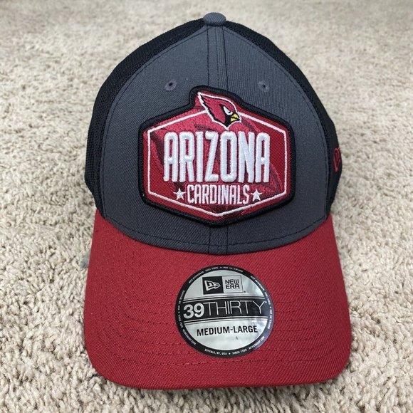 Arizona Cardinals New Era Hat 2021 NFL Draft Trucker 39THIRTY M/L Cap NWT - Picture 2 of 8